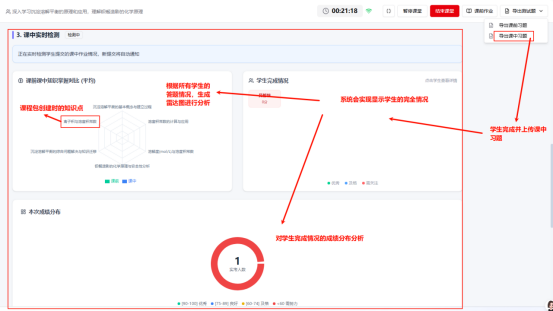 课中练习学情